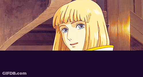 Cartoon Blonde Hair Blue Eyes White Coat GIF