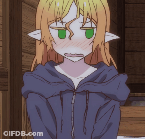 Cartoon Blonde Hair Green Eyes GIF