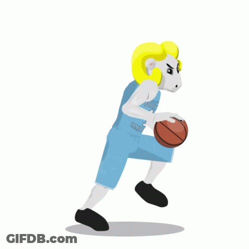 Cartoon Blowing Out Candle On Happy Birthday Tia Cake GIF