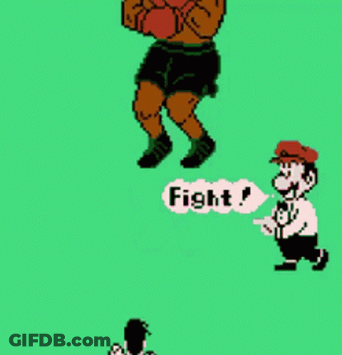 Cartoon Boxer Green Background GIF