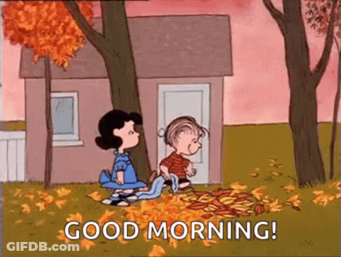 Cartoon Boy And Girl Sitting In Front Of House GIF