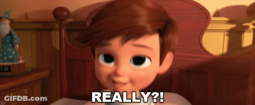 Cartoon Boy Lying In Bed Saying Really GIF