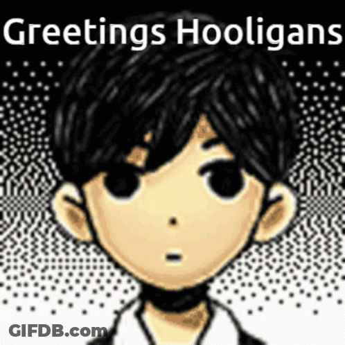 Cartoon Boy Saying Greetings Hooligans GIF