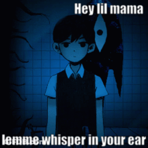 Cartoon Boy Saying Hey Lil Mama Lemme Whisper In Your Ear GIF