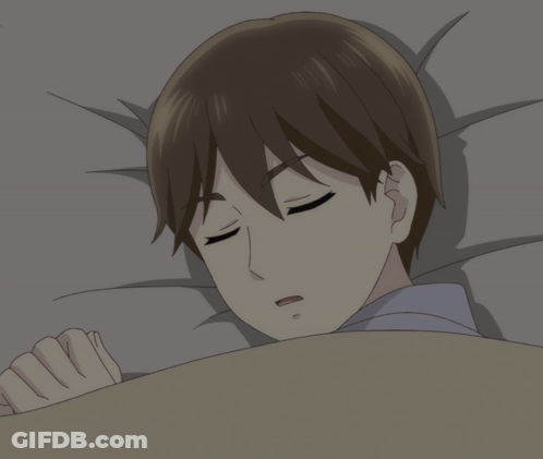 Cartoon Boy Surprised Expression GIF