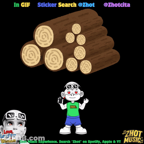 Cartoon Boy Wearing Thot Shirt GIF