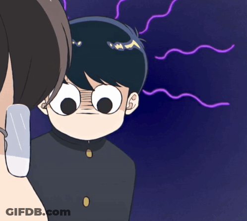 Cartoon Boy With Big Eyes Talking On Phone GIF