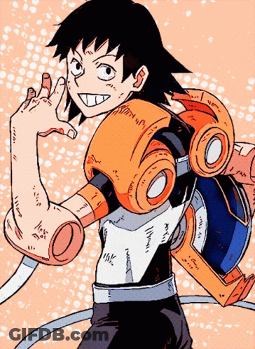 Cartoon Boy With Jetpack And HK GIF
