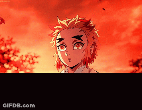 Cartoon Boy With Red Hair And Sky GIF