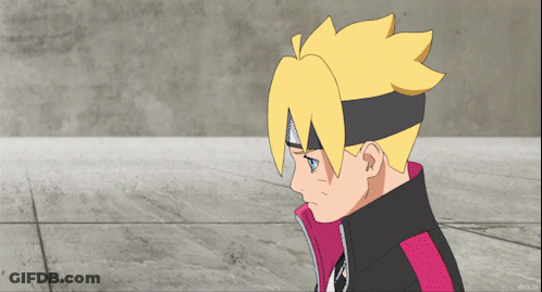 Cartoon Boy With Yellow Hair And Headband GIF