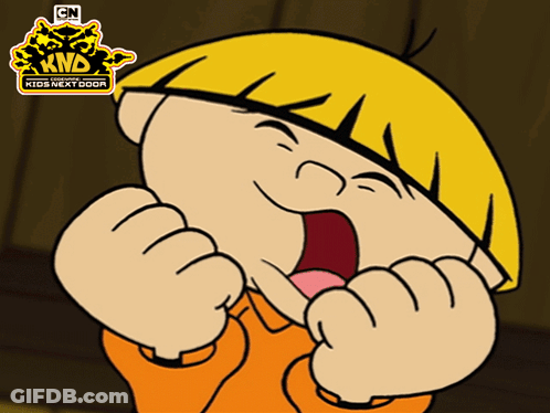 Cartoon Boy With Yellow Hair Kids Next Door GIF