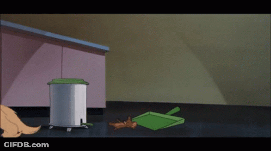 Cartoon Broom Clean The Floor GIF