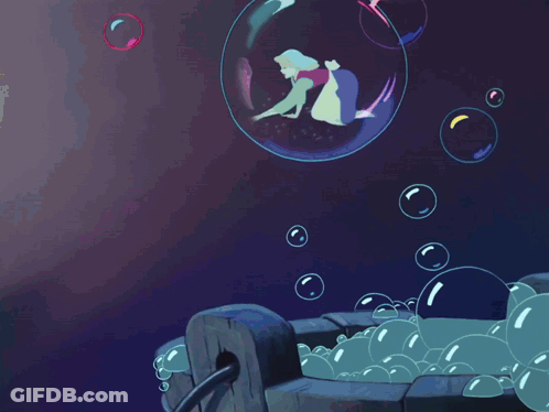 Cartoon Bucket Of Bubbles GIF