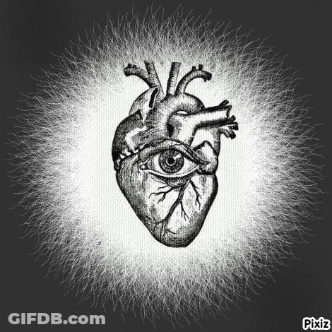 Cartoon Bunny Holding Paper With Heart And Pen GIF