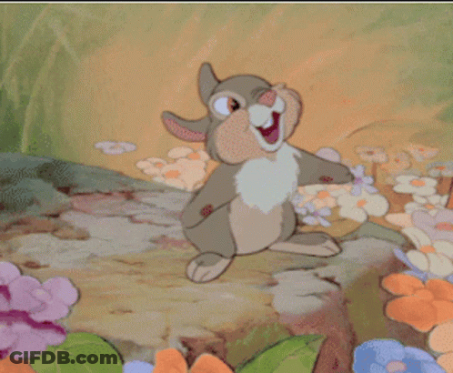 Cartoon Bunny Laying On Back Lllooolll GIF