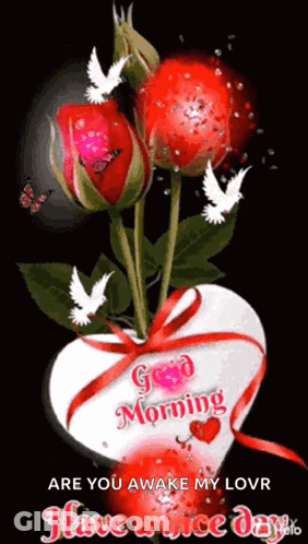 Cartoon Bunny Saying Good Morning Sister GIF