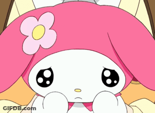 Cartoon Bunny With Flower January 27 1987 GIF