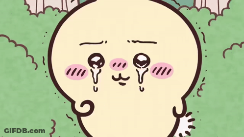 Cartoon Bunny With Tears GIF
