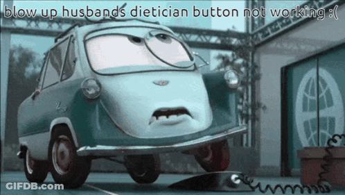 Cartoon Car Towed Saying Have You Lost Your Mind GIF