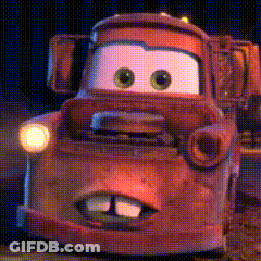 Cartoon Car With Big Mouth Close Up GIF