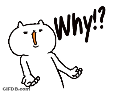 Cartoon Cat Asking Why GIF