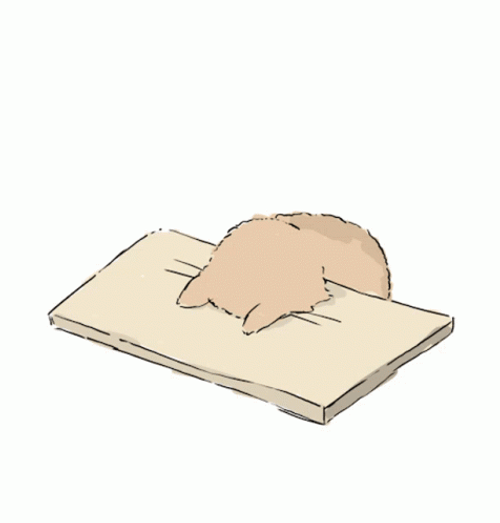 Cartoon Cat Bang Head On Desk GIF