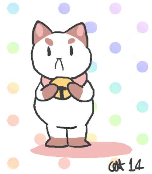 Cartoon Cat Being Angry GIF