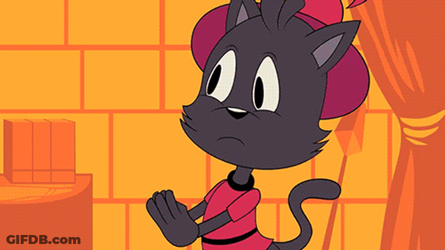 Cartoon Cat Doing Magic GIF