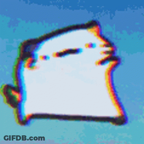 Cartoon Cat Flying Through Air GIF