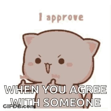 Cartoon Cat Giving Thumbs Up GIF