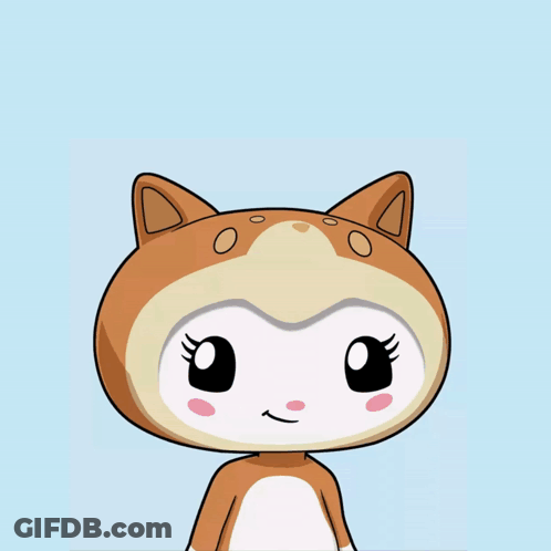 Cartoon Cat GM GIF