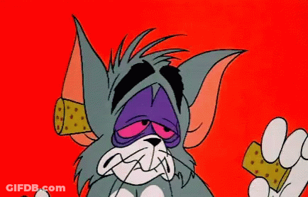 Cartoon Cat Holding Cheese GIF