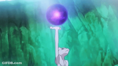 Cartoon Cat Holding Purple Ball GIF
