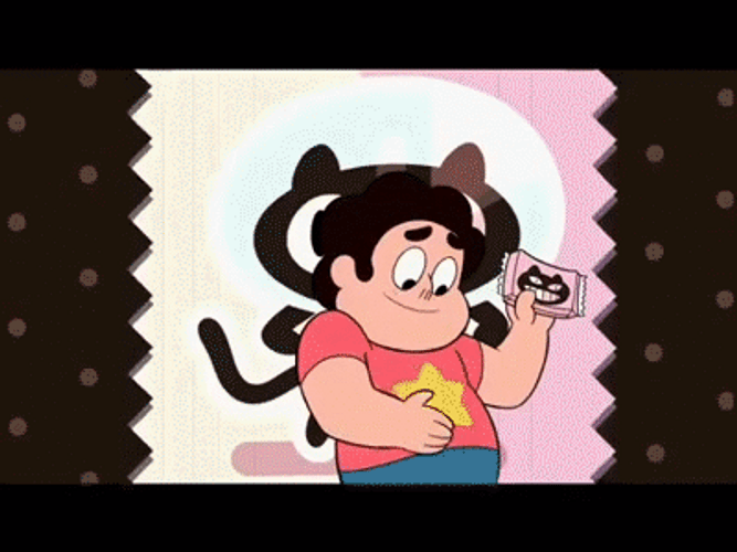 Cartoon Cat Ice Cream Sandwich GIF