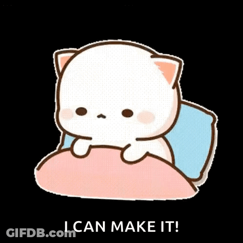 Cartoon Cat In Bed With Pillow And Blanket GIF