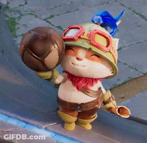 Cartoon Cat In Helmet And Goggles Holding Basketball GIF
