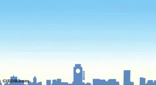 Cartoon Cat In Pink Scarf And White Shirt GIF