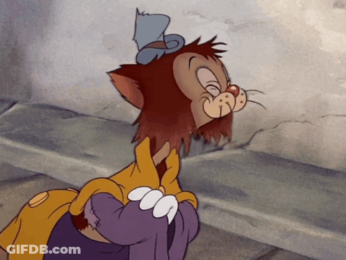 Cartoon Cat In Top Hat And Yellow Jacket GIF
