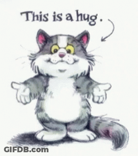 Cartoon Cat It's Here When You Need It GIF