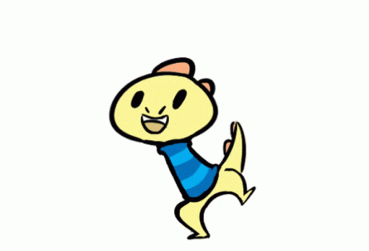 Cartoon Cat Jumping For Joy GIF