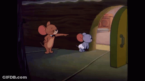 Cartoon Cat Lying On Floor GIF