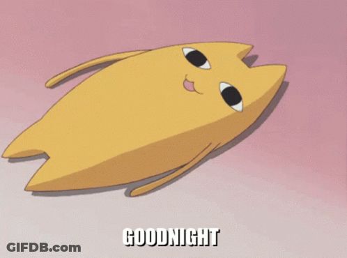 Cartoon Cat Saying Goodnight GIF