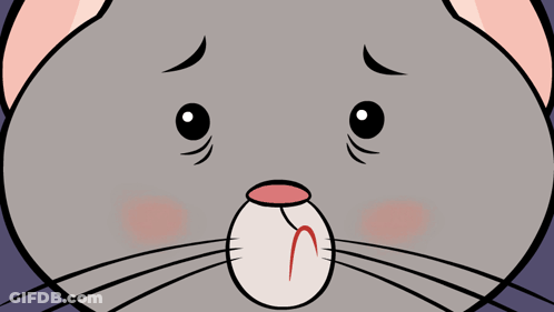 Cartoon Cat Saying I'm Out GIF