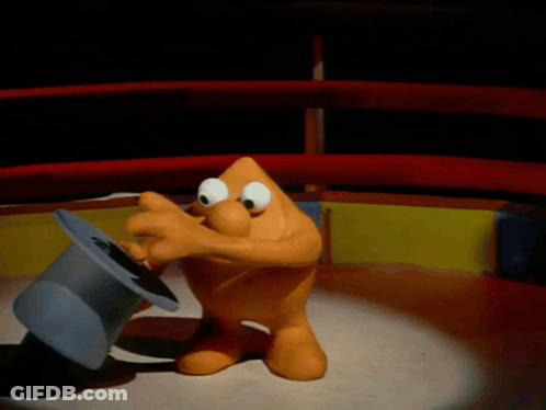 Cartoon Cat Saying Let's Go In Green Letters GIF