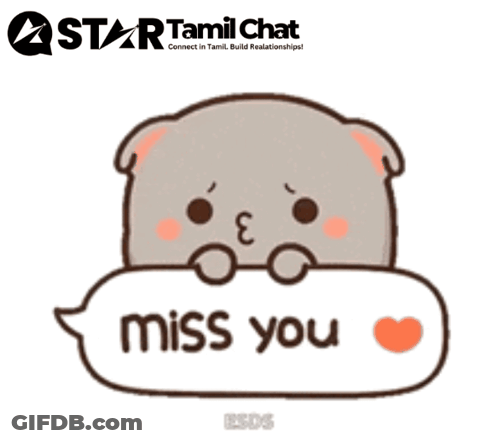 Cartoon Cat Saying Miss You GIF