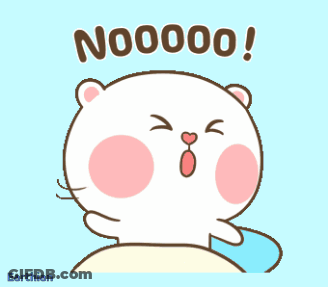 Cartoon Cat Saying Noooo GIF