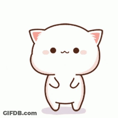 Cartoon Cat Saying Yes Sir GIF