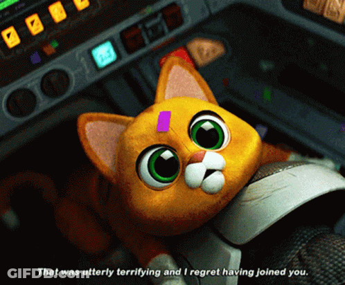 Cartoon Cat Says That Was Utterly Terrifying And He Regrets Having Joined You GIF