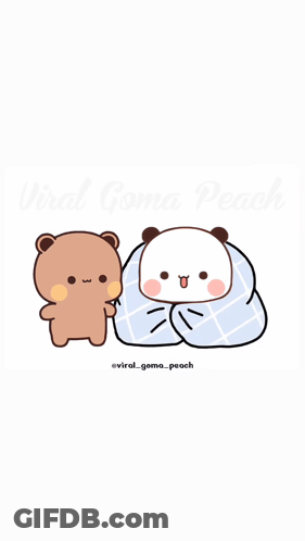 Cartoon Cat Standing Next To Lying Cat GIF