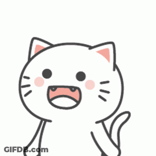 Cartoon Cat Sticking Tongue Saying OK GIF
